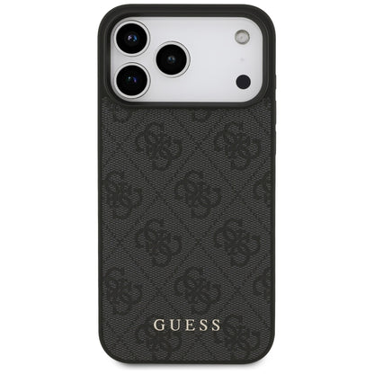 Kuori Apple iPhone 18 Pro / 17 Pro, Guess, 4G Classic Logo, Musta
