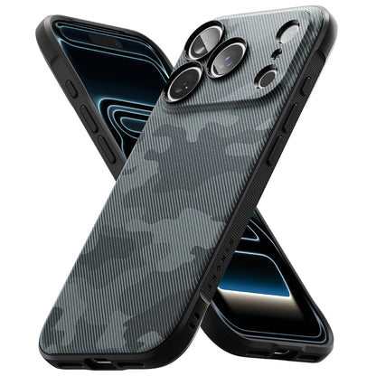 Kuori Apple iPhone 18 Pro / 17 Pro:lle, Ringke, Onyx, Maastokuvio