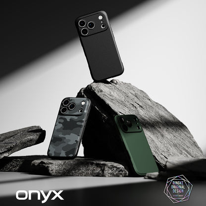 Kuori Apple iPhone 18 Pro / 17 Pro:lle, Ringke, Onyx, Maastokuvio