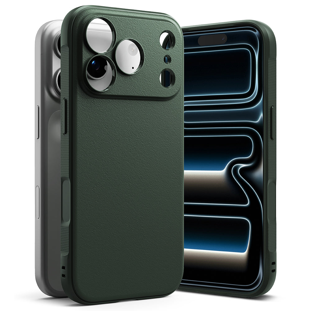 Kuori Apple iPhone 18 Pro / 17 Pro:lle, Ringke, Onyx, Tummanvihreä