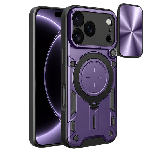 Kuori Apple iPhone 18 Pro / 17 Pro:lle, Techsuit, CamGuard Pro, Violetti