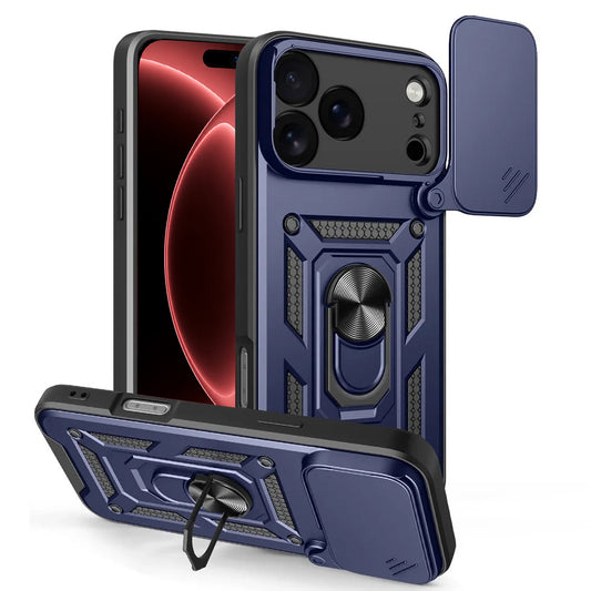 Kuori Apple iPhone 18 Pro / 17 Pro:lle, Techsuit, CamShield, Sininen