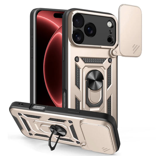Kuori Apple iPhone 18 Pro / 17 Pro, Techsuit, CamShield, Kultainen