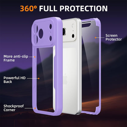 Kuori Apple iPhone 18 Pro / 17 Pro:lle, Techsuit, ColorVerse 360, Violetti