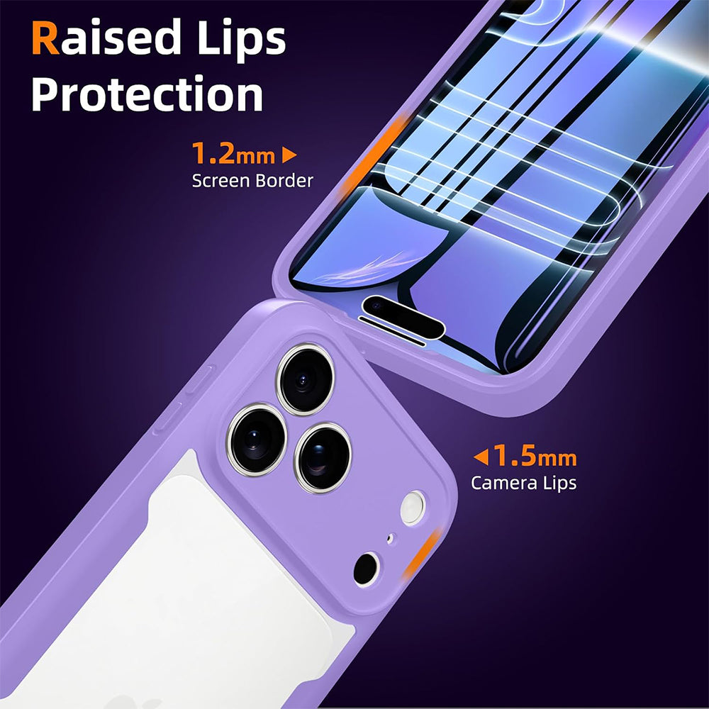 Kuori Apple iPhone 18 Pro / 17 Pro:lle, Techsuit, ColorVerse 360, Violetti