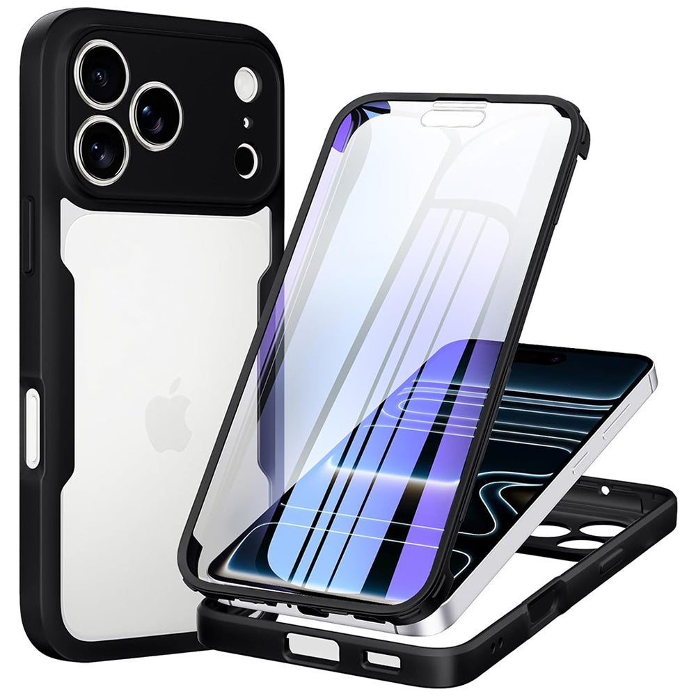 Kuori Apple iPhone 18 Pro / 17 Pro:lle, Techsuit, ColorVerse 360, Musta