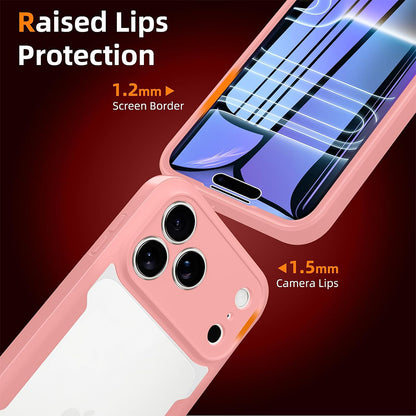 Kuori Apple iPhone 18 Pro / 17 Pro:lle, Techsuit, ColorVerse 360, Vaaleanpunainen