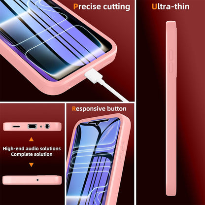 Kuori Apple iPhone 18 Pro / 17 Pro:lle, Techsuit, ColorVerse 360, Vaaleanpunainen