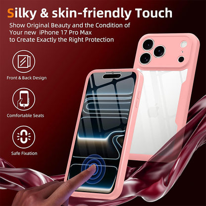 Kuori Apple iPhone 18 Pro / 17 Pro:lle, Techsuit, ColorVerse 360, Vaaleanpunainen
