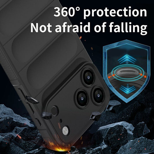 Kuori Apple iPhone 18 Pro / 17 Pro:lle, Techsuit, Magic Shield, Musta