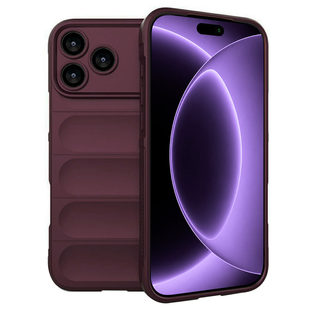 Kuori Apple iPhone 18 Pro / 17 Pro:lle, Techsuit, Magic Shield, Viininpunainen