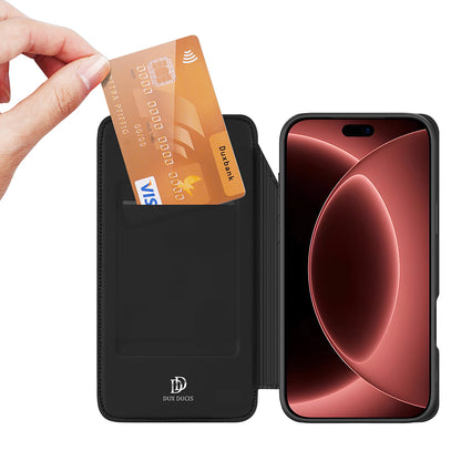 Kuori Apple iPhone 18 Pro Max / 17 Pro Max, DUX DUCIS, Skin Pro, Musta