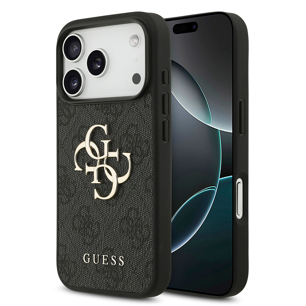 Kuori Apple iPhone 18 Pro Max / 17 Pro Max, Guess, 4G Big Logo, Musta
