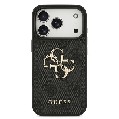 Kuori Apple iPhone 18 Pro Max / 17 Pro Max, Guess, 4G Big Logo, Musta