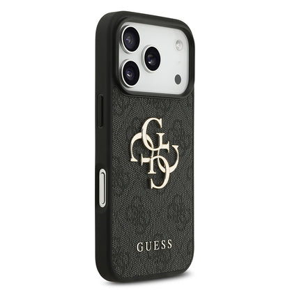 Kuori Apple iPhone 18 Pro Max / 17 Pro Max, Guess, 4G Big Logo, Musta