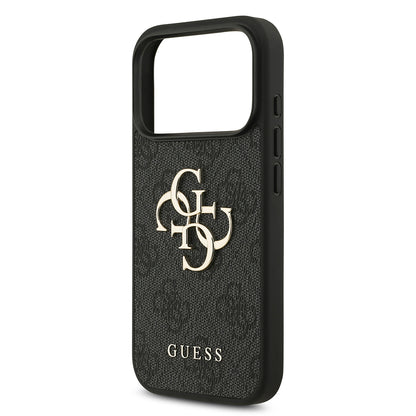 Kuori Apple iPhone 18 Pro Max / 17 Pro Max, Guess, 4G Big Logo, Musta
