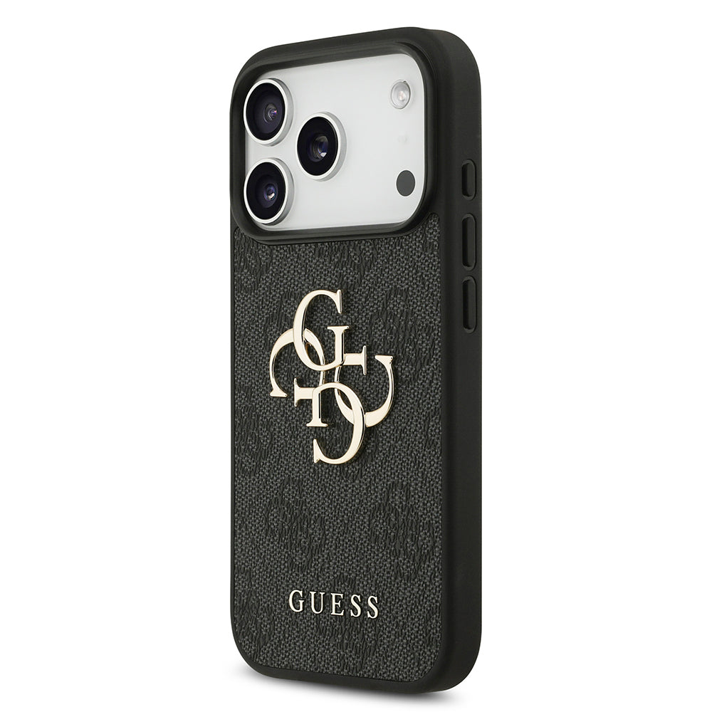 Kuori Apple iPhone 18 Pro Max / 17 Pro Max, Guess, 4G Big Logo, Musta