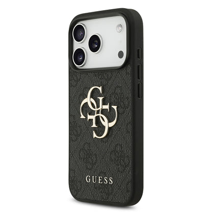 Kuori Apple iPhone 18 Pro Max / 17 Pro Max, Guess, 4G Big Logo, Musta