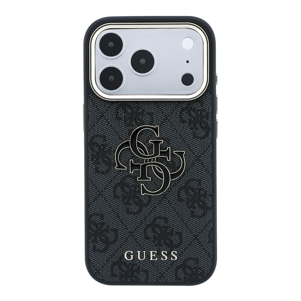 Kuori Apple iPhone 18 Pro Max / 17 Pro Max, Guess, 4G Big Resin Logo, Musta