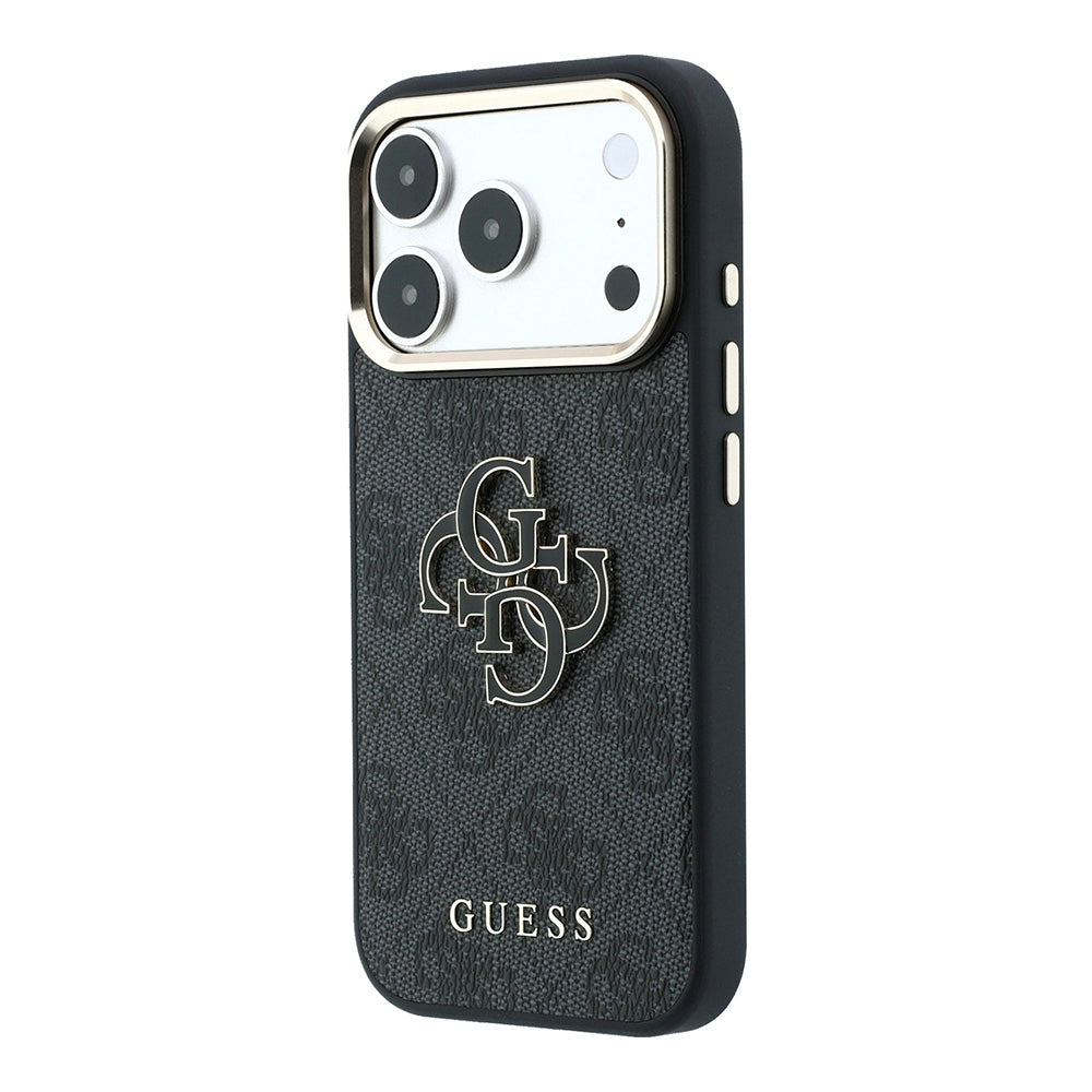 Kuori Apple iPhone 18 Pro Max / 17 Pro Max, Guess, 4G Big Resin Logo, Musta