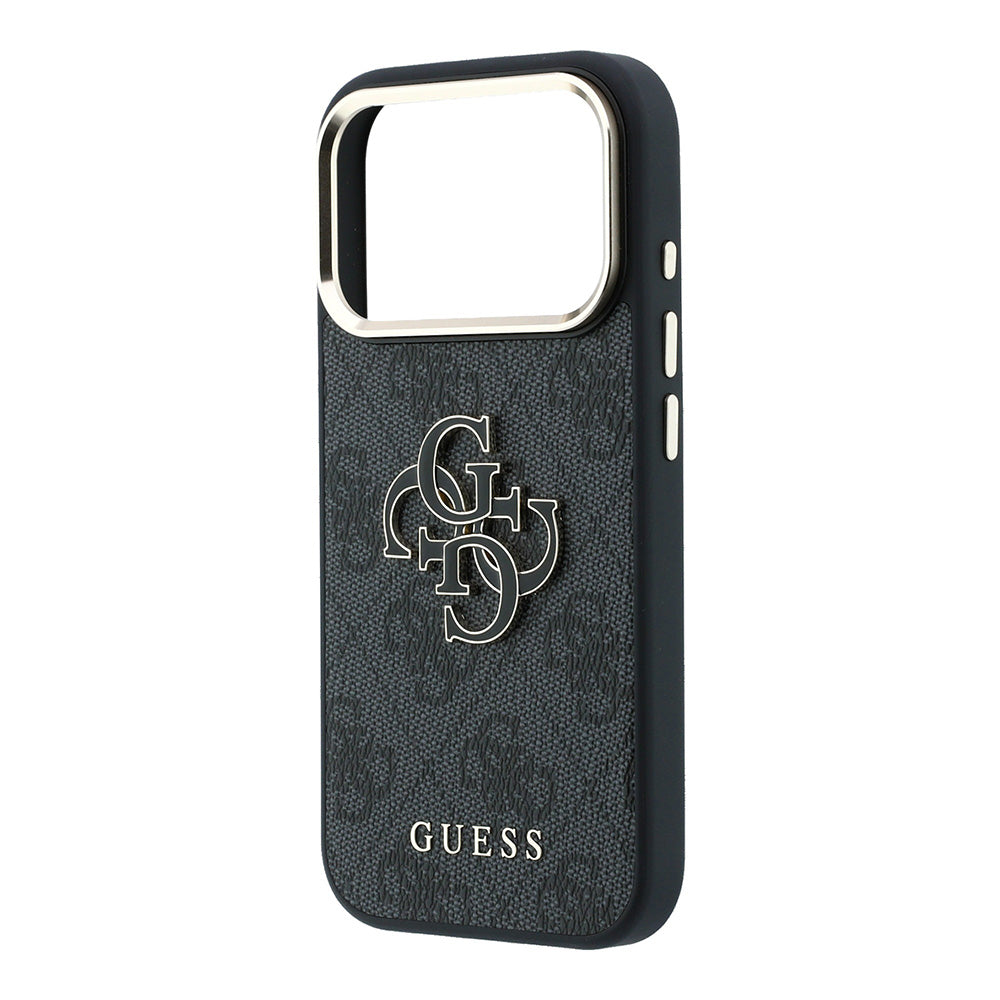 Kuori Apple iPhone 18 Pro Max / 17 Pro Max, Guess, 4G Big Resin Logo, Musta