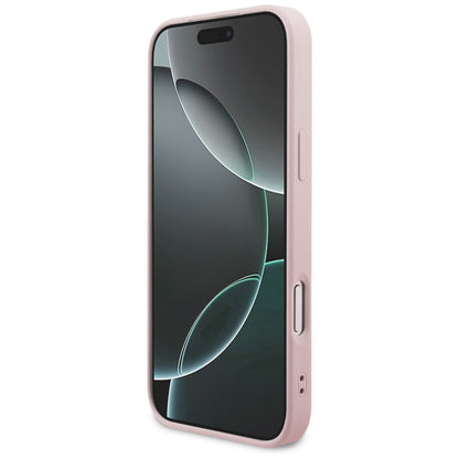 Kuori Apple iPhone 18 Pro Max / 17 Pro Max, Guess, 4G Classic Logo, Vaaleanpunainen