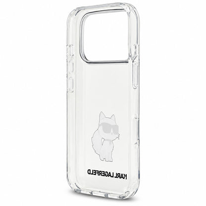 Suojakuori Apple iPhone 18 Pro Max / 17 Pro Max -puhelimelle, Karl Lagerfeld, IML Choupette NFT, läpinäkyvä