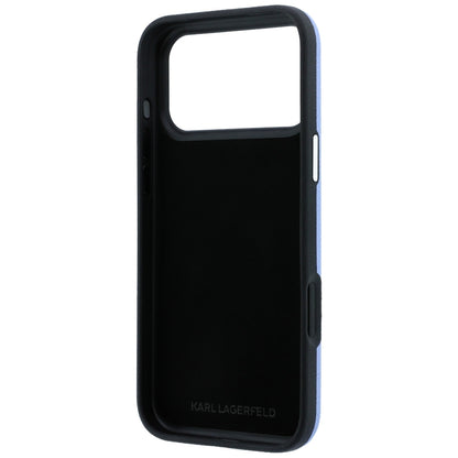 Kuori Apple iPhone 18 Pro Max / 17 Pro Max, Karl Lagerfeld, Smooth Big Resin Signature Logo, Bleu