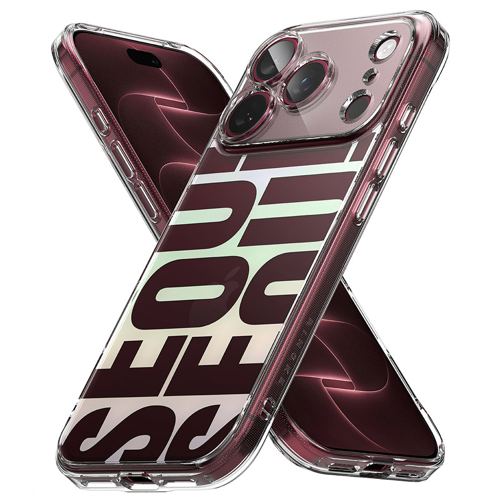 Kuori Apple iPhone 18 Pro Max / 17 Pro Max, Ringke, Fusion Seoul, Viininpunainen