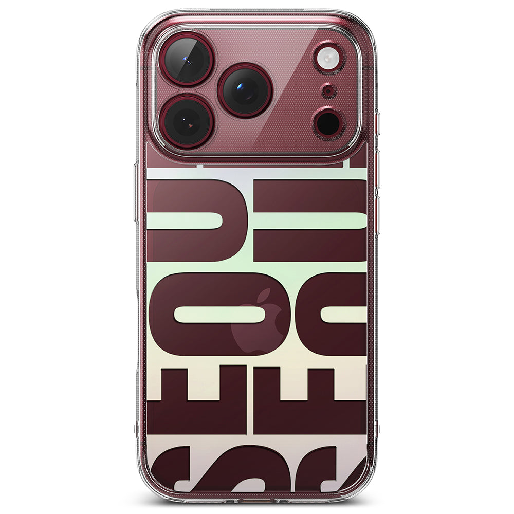 Kuori Apple iPhone 18 Pro Max / 17 Pro Max, Ringke, Fusion Seoul, Viininpunainen