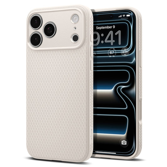 Kuori Apple iPhone 18 Pro Max / 17 Pro Max, Spigen, Liquid Air, Beige ACS12114