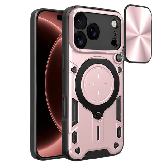 Kuori Apple iPhone 18 Pro Max / 17 Pro Max, Techsuit, CamGuard Pro, Vaaleanpunakultainen
