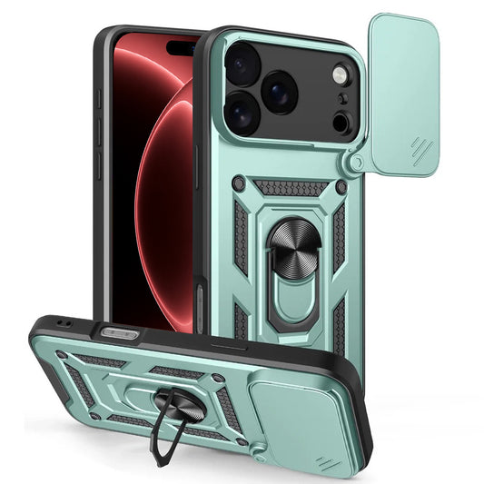 Kuori Apple iPhone 18 Pro Max / 17 Pro Max, Techsuit, CamShield, Vihreä