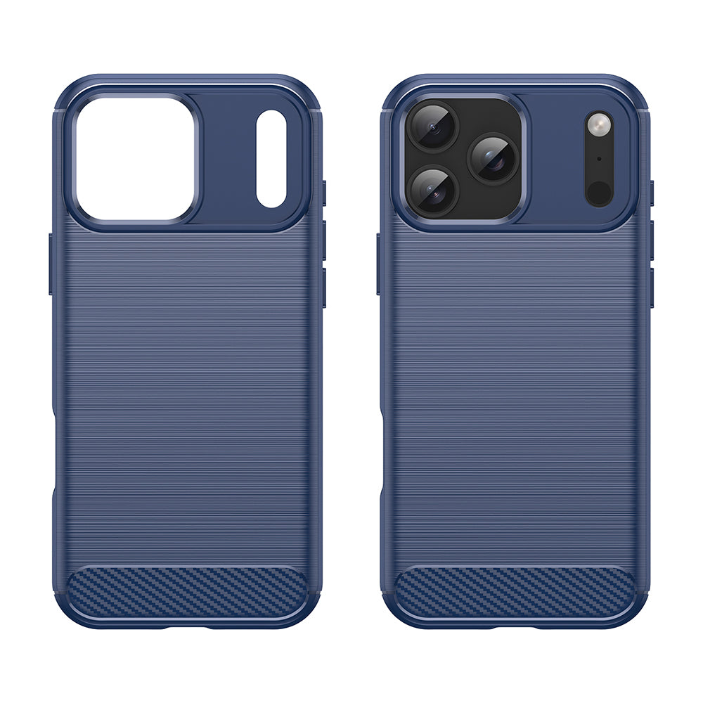 Kuori Apple iPhone 18 Pro Max / 17 Pro Max, Techsuit, Hiili, Sininen