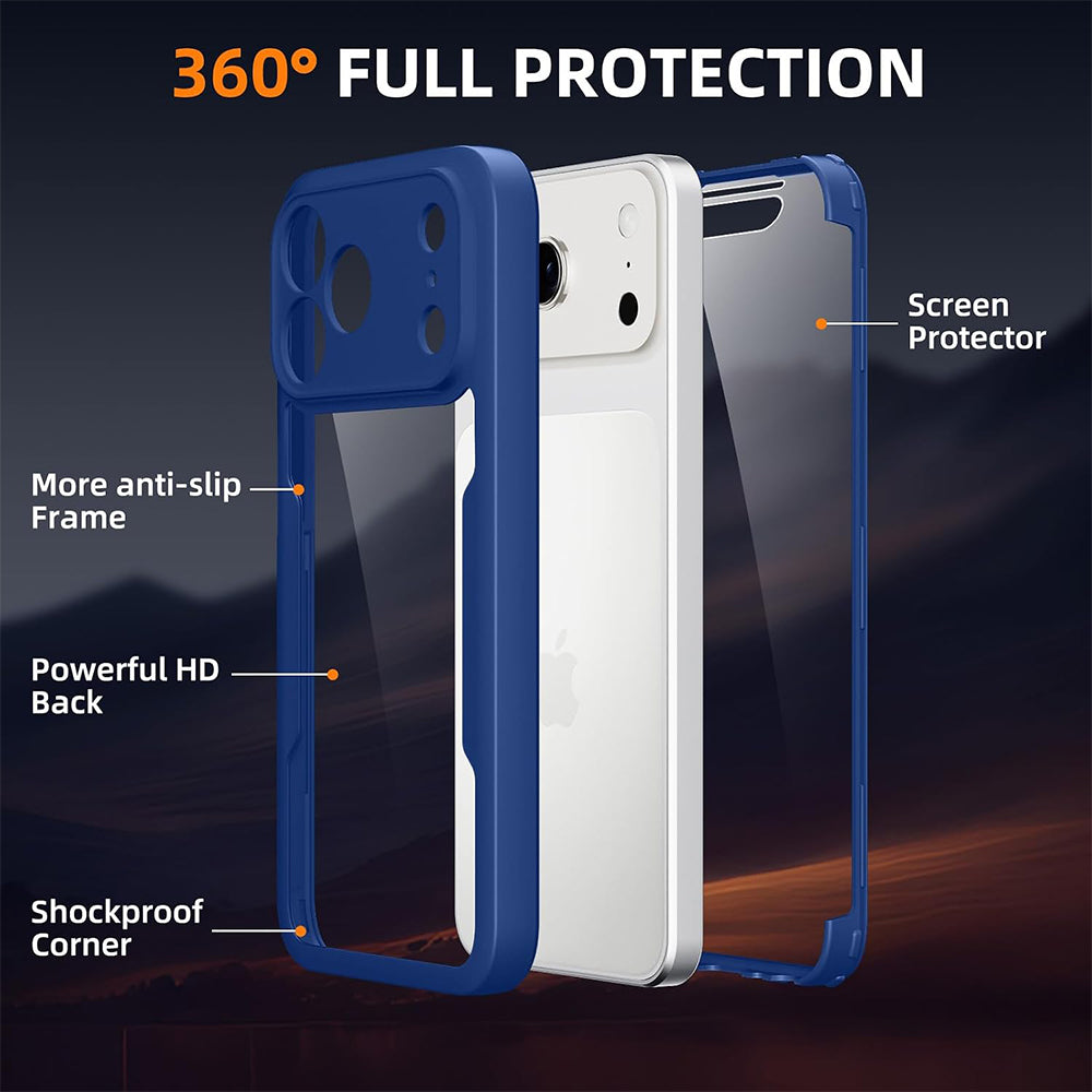 Kuori Apple iPhone 18 Pro Max / 17 Pro Max, Techsuit, ColorVerse 360, Sininen