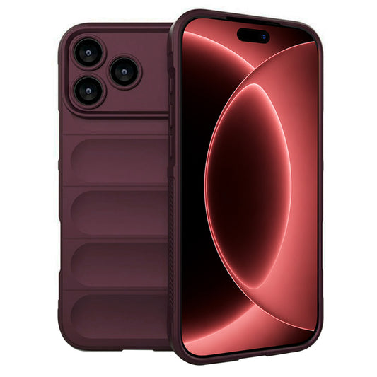 Kuori Apple iPhone 18 Pro Max / 17 Pro Max, Techsuit, Magic Shield, Viininpunainen