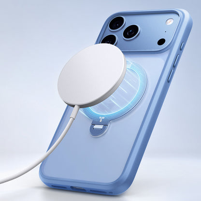 MagSafe-kuori Apple iPhone 18 Pro Max / 17 Pro Max, Torras, Ostand Spin, Sininen