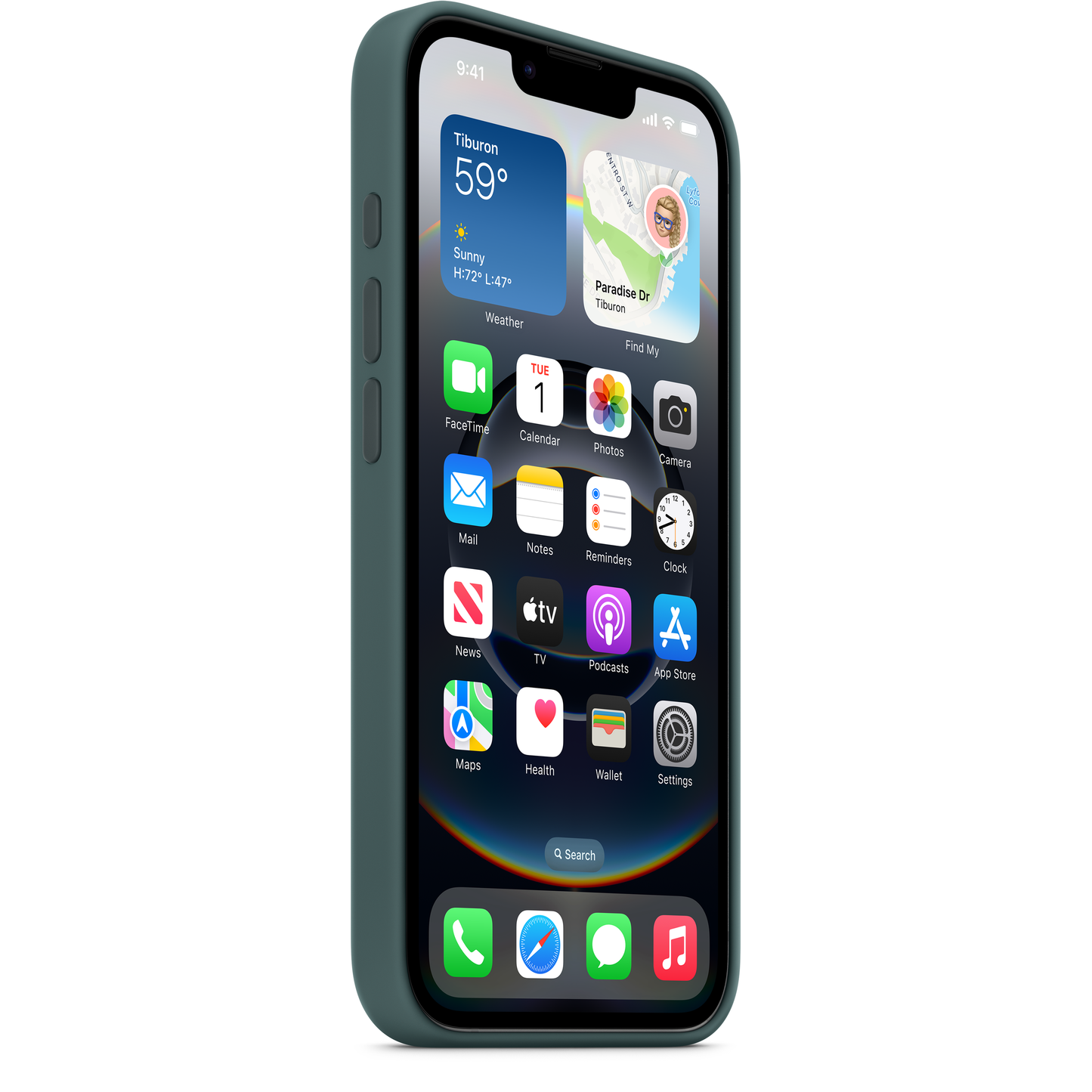 Suojakotelo Apple iPhone 16e:lle, Vihreä MD3X4ZM/A