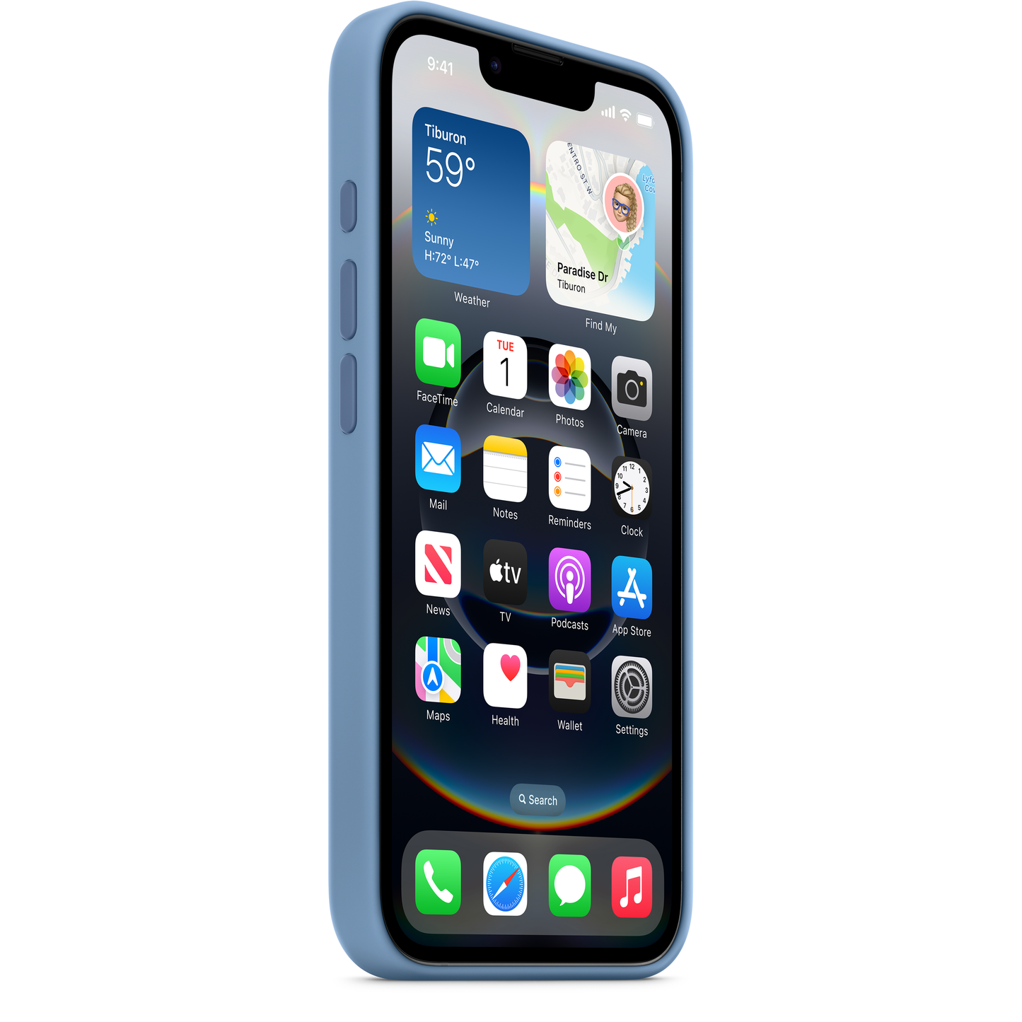 Kotelo Apple iPhone 16e:lle, Sininen MD3Q4ZM/A