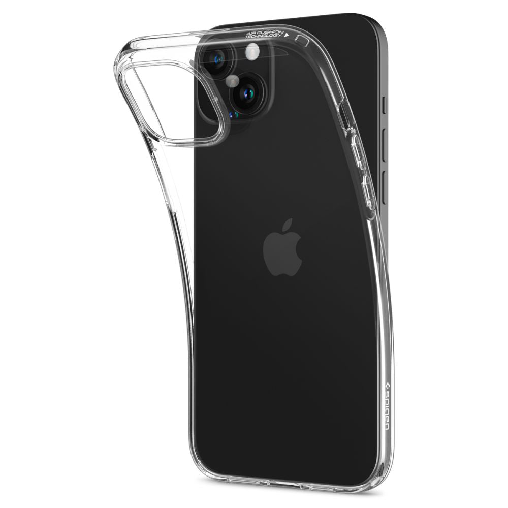 Kotelo Apple iPhone 15:lle, Spigen, Liquid Crystal, Läpinäkyvä
