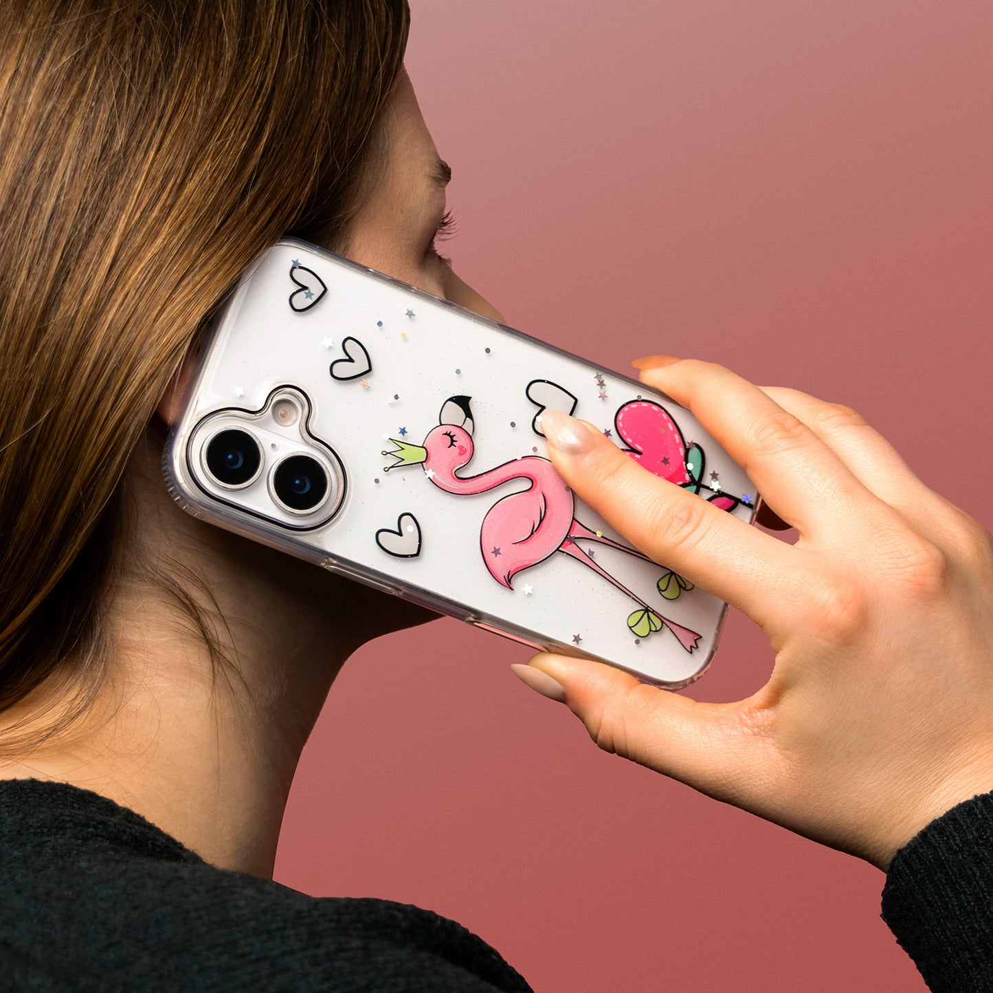 Kuori Apple iPhone 16 Pro:lle, OEM, Ultra Trendy Love 2, Monivärinen