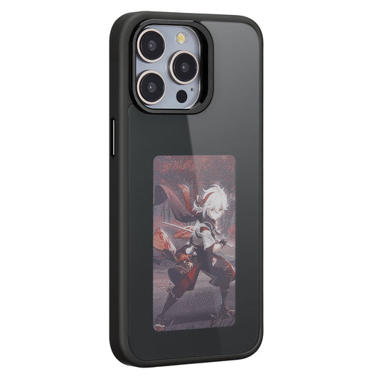 Kuori Apple iPhone 15 Pro Maxille, OEM, Mukautettu E-Ink-näyttö, Musta