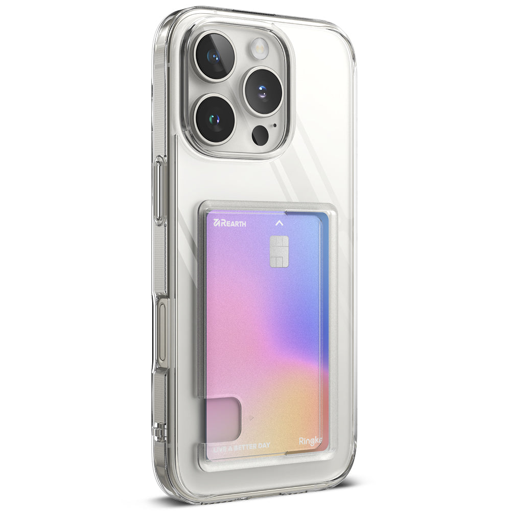 Kotelo Apple iPhone 16 Pro Max:lle, Ringke, Fusion Card, Läpinäkyvä