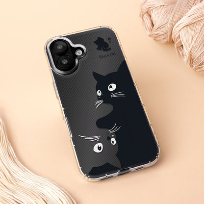 Suojakotelo Apple iPhone 17:lle, OEM, Ultra Trendy Cat, Musta