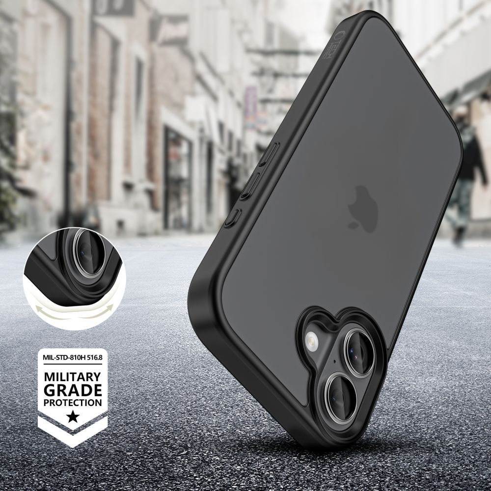 Suojakotelo Apple iPhone 17:lle, Tech-Protect, Magmat, Mattamusta