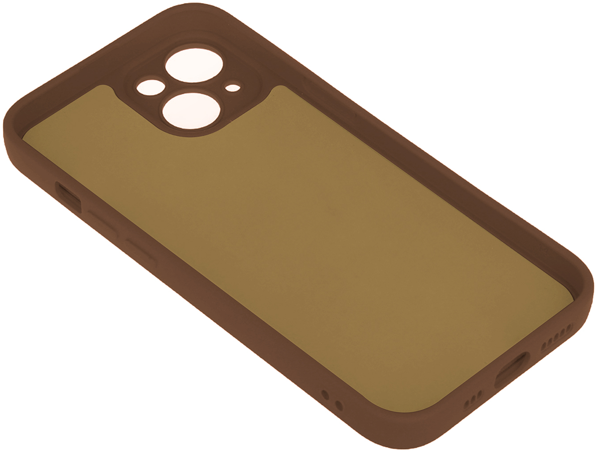 Kuori Apple iPhone 18 Pro / 17 Pro:lle, OEM, Silikoni, Ruskea