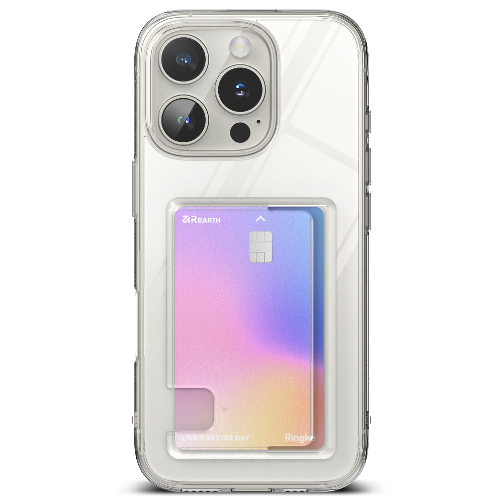 Kotelo Apple iPhone 16 Pro Max:lle, Ringke, Fusion Card, Läpinäkyvä