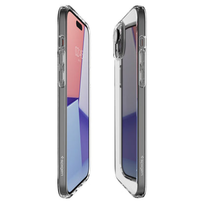 Kotelo Apple iPhone 15:lle, Spigen, Liquid Crystal, Läpinäkyvä