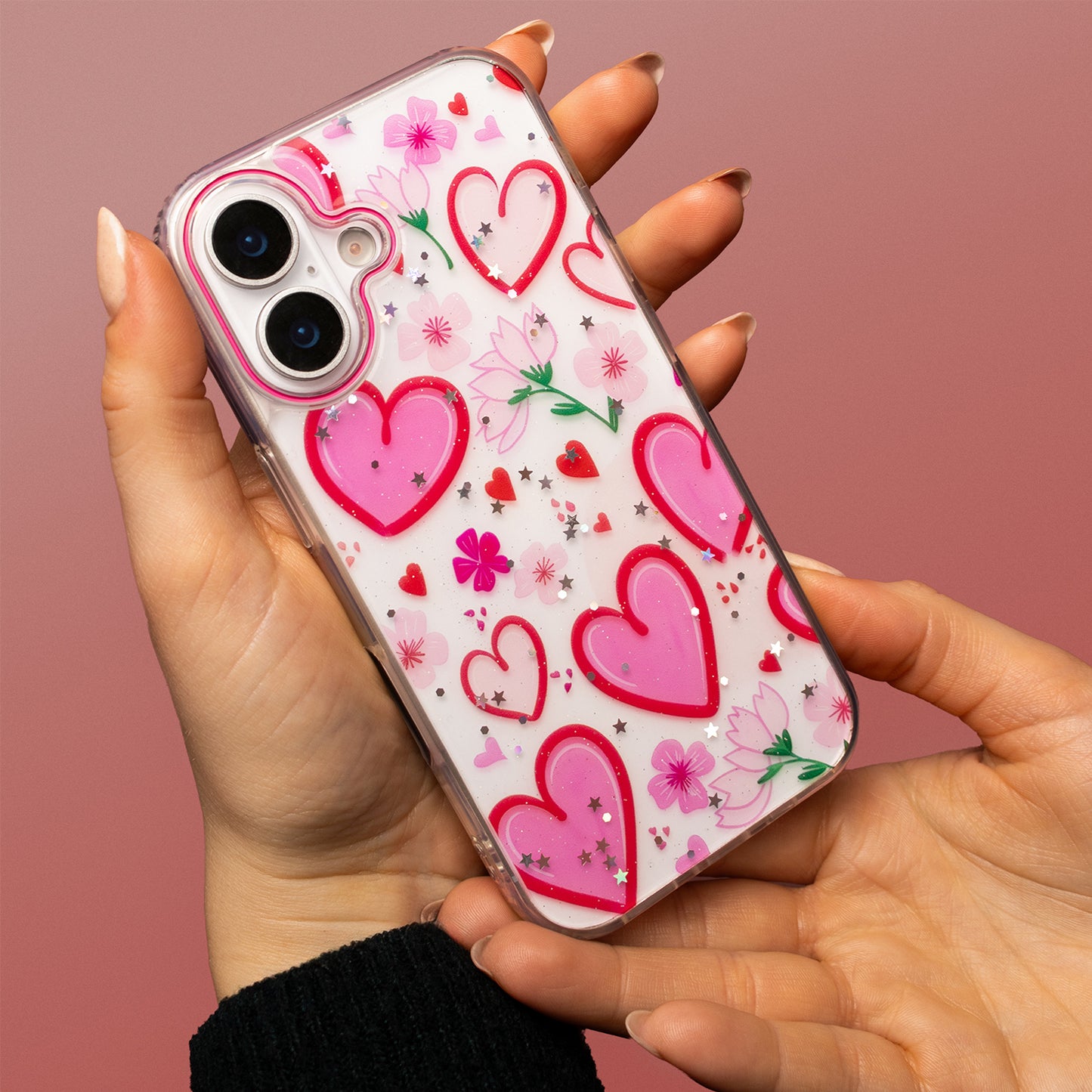 Kuori Apple iPhone 16 Pro Maxille, OEM, Ultra Trendy Love 1, Monivärinen