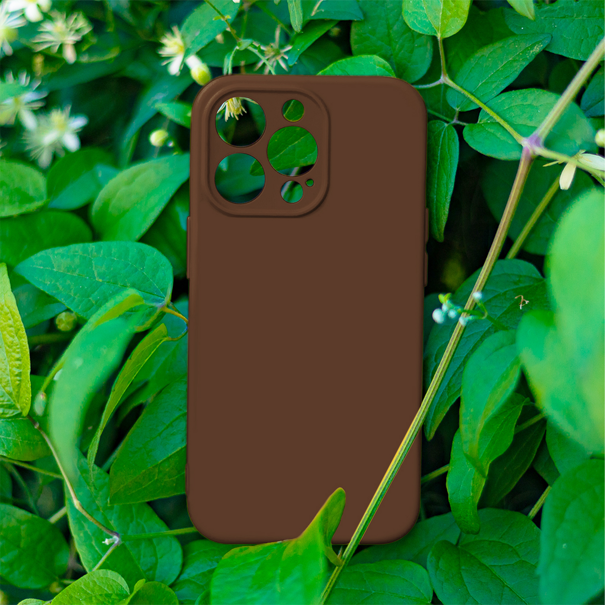 Kuori Apple iPhone 18 Pro Max / 17 Pro Max, OEM, Silikoni, Ruskea